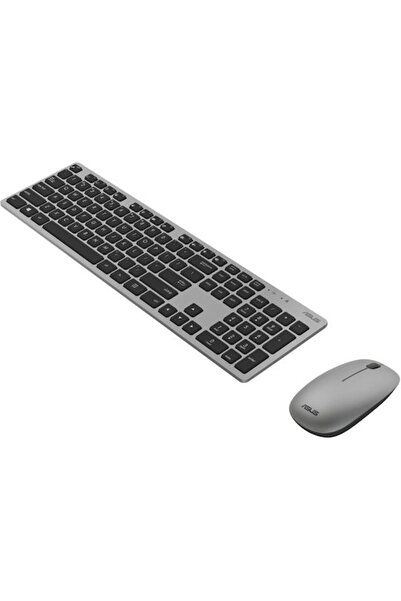 ASUS W5000 Ασύρματο Σετ Πληκτρολογίου & Ποντικιού Αγγλικό US Γκρι