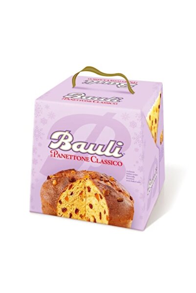 Bauli Panettone Classico 500g, with raisins and orange peel, made in Italy