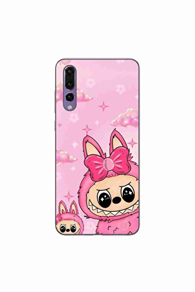 OEM Husa compatibila cu Huawei P20 Pro Silicon Gel Tpu Model Labubu Pink Fantasy
