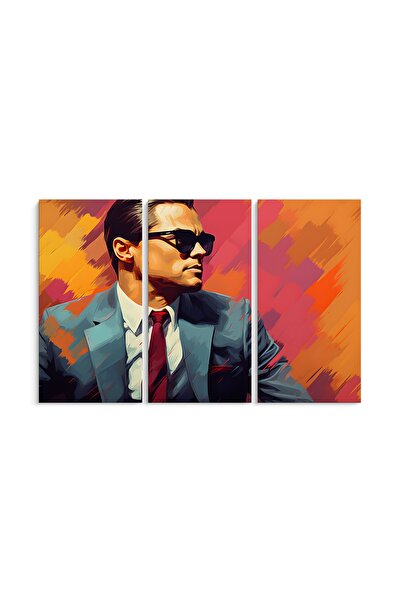 PRINTFINIT Di Caprio Painting | 3 Pieces