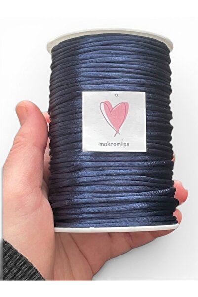 Makromİps 2 mm thick floss thread 1 bobine (100 yrd) ebruli rainbow multicolo...