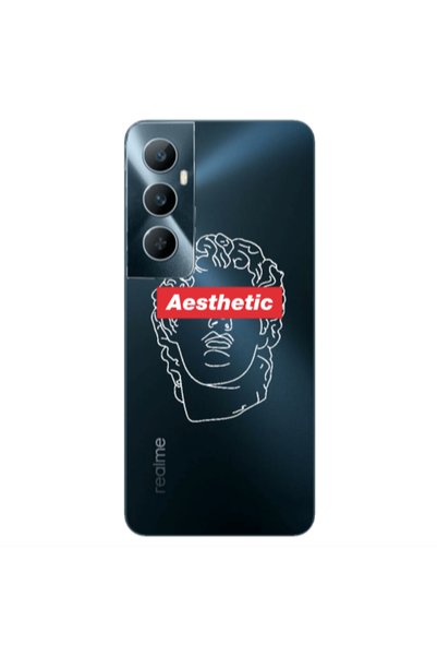Other Realme C65 Aesthetic Transparent Silicone TPU Θήκη
