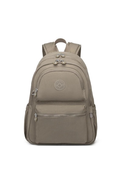 SMART BAGS حقيبة مدرسية كبيرة الحجم مقاومة للماء مصنوعة من قماش مجعد مع جيب ل...