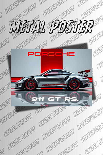 Kuzey Craft Super Sports Araba Metal Poster Duvar Tablosu Özel Tasarım Hediye...