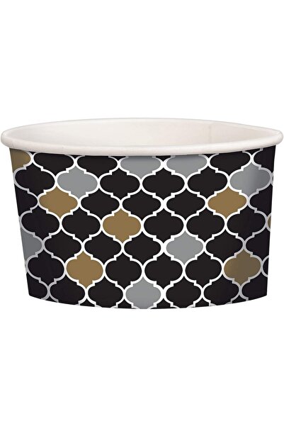AMSCAN Small cups for serving snacks and desserts made of cardboard, multi-co...