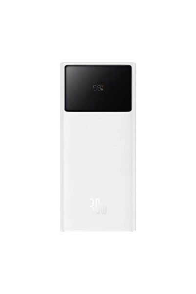 Baseus Star-Lord Digital Power Bank 20000mAh, 2x USB, USB-C, 30W, Display, White