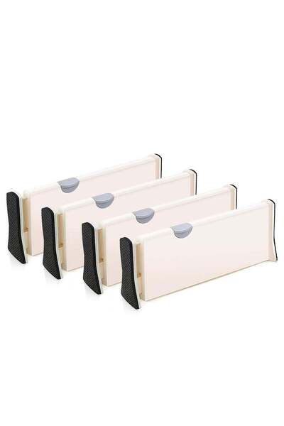 Arabest 4-Pack Expandable Drawer Dividers,Adjustable Dresser Organizers with ...