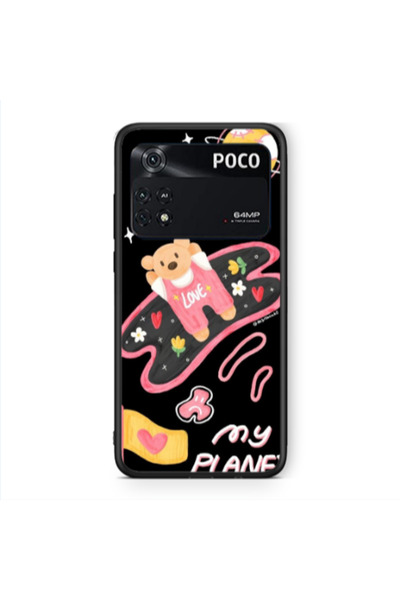 Other Xiaomi Poco M4 Pro 4G My planet Black Glossy Θήκη