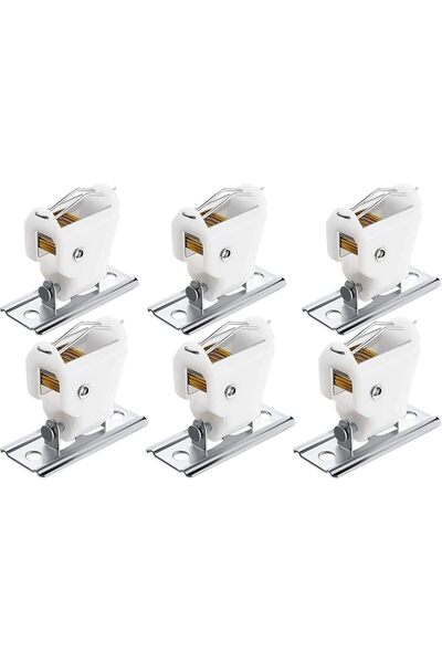 Arabest 6-Piece Roman Shade Cord Lock,3-Cord Window Blind Lock,Durable Iron a...