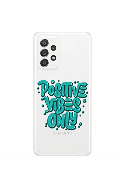 Other Samsung A23 Positive Vibes Only Transparent Silicone TPU Θήκη