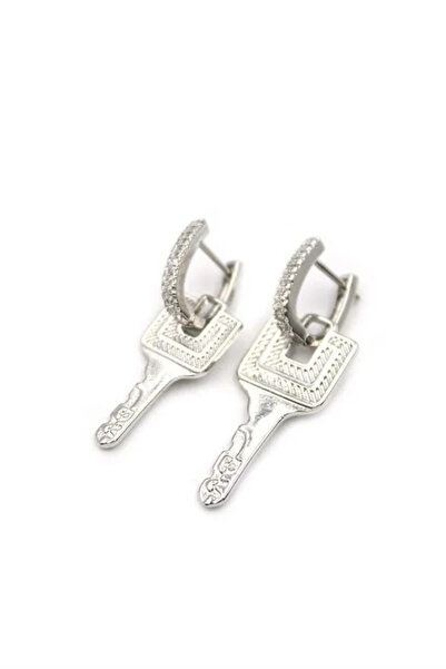Marsilyan Nvdn- Ieg - Key Earrings - Silver Iegrs-Nvdn1