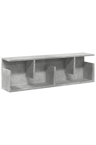 vidaxl Dulap de perete, gri beton, 100x20x30 cm, lemn prelucrat