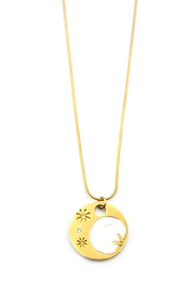 Marsilyan Nvdn- Ieg - Flower Necklace - Gold Iegrs-Nvdn1