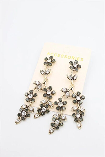Marsilyan Nvdn- Ieg - Flower Earrings - Black Iegrs-Nvdn1