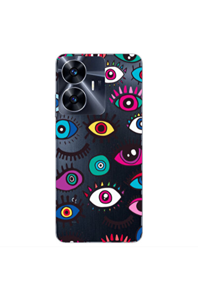 Other Realme Note 50 Multiple eyes Transparent Silicone TPU Θήκη