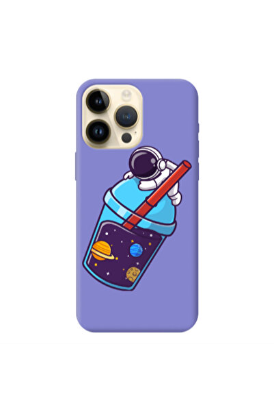 Other Apple iPhone 13 Pro Max Longing in space Purple Colored Silicone TPU Θήκη