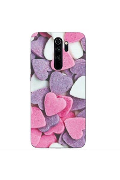 Other Xiaomi Redmi Note 8 Pro Sponge Hearts Transparent Silicone TPU Θήκη