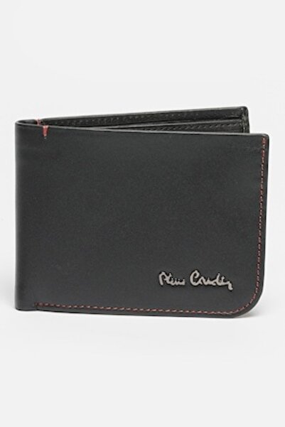 Pierre Cardin , Portofel pliabil de piele Tilak, Negru