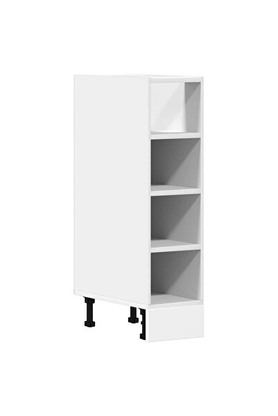 vidaxl Dulap inferior "Riga" alb 20x44,5x81,5 cm lemn prelucrat