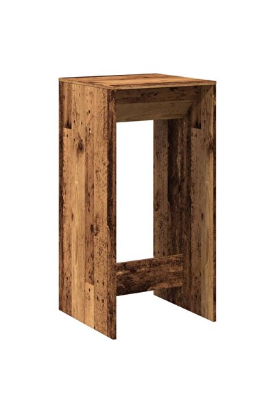 vidaxl Masă bar, lemn vechi, 51x50x103,5 cm, lemn prelucrat