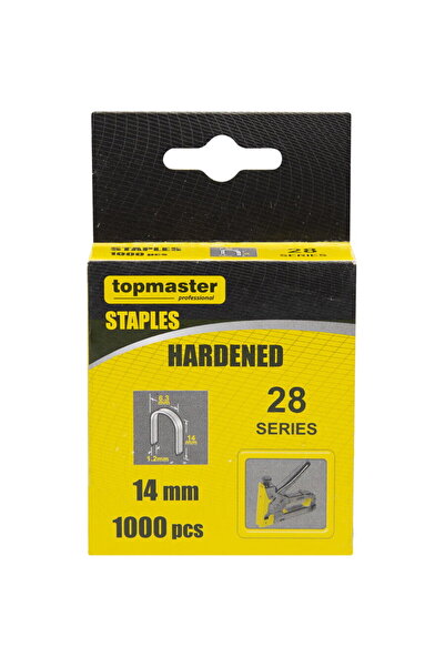 Top Master Pro Set of 1000 U-shaped staples 14mm TMP