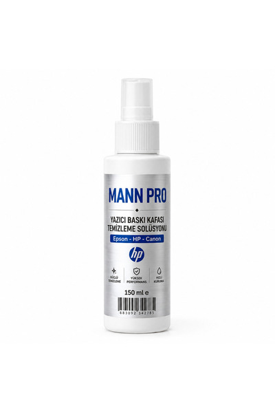 MANN PRO Ultra Yazıcı Baskı Kafası Açıcı Solüsyonu - Epson HP Canon Uyumlu Te...