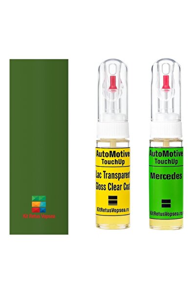 YLKRS AUTOMOTIVE Kit retus vopsea touch-up Mercedes Sprinter MB6818 (Grasgrue...
