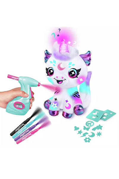 Feyza Oyuncak Airbrush Plush Işıklı Peluş Unicorn Oyuncak Seti | Yıkanabilir ...