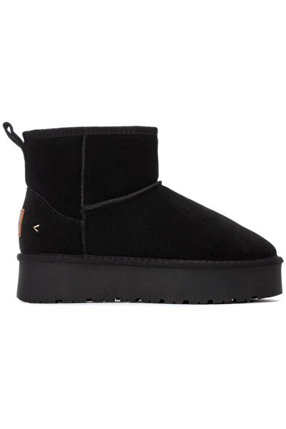 CARMELA μαύρο short δερμάτινο Australian Boot 162632