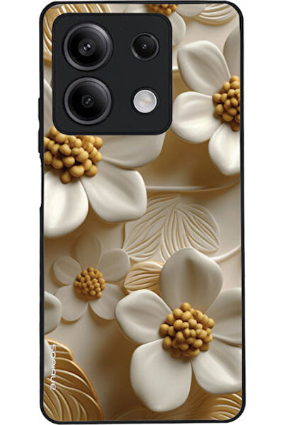 Other Θήκη Sonique Σειράς 3D Λουλουδιών για Xiaomi Redmi Note 13 5G Λευκή