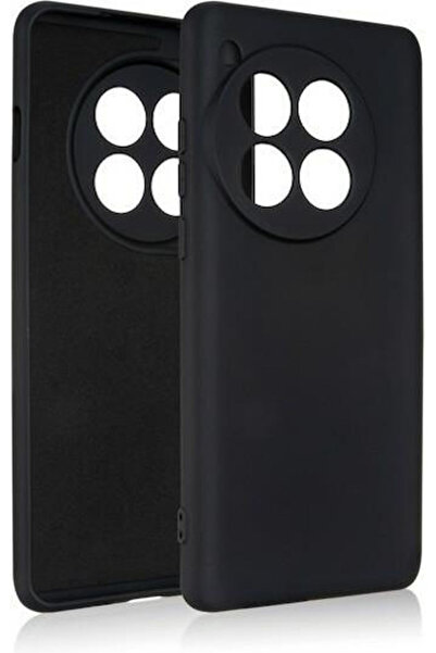 Beline Θήκη Σιλικόνης Πίσω Κάλυμμα Μαύρο (OnePlus 12)