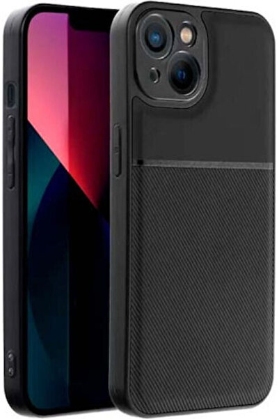 Forcell Noble Μαύρη Θήκη Πλάτης Σιλικόνης (iPhone 14 Pro, Redmi 10C)