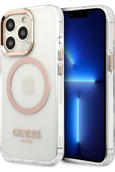 Guess Outline Back Cover Silicone Transparent (iPhone 13 Pro Max) Code: GUHMP...