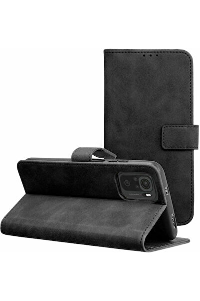 Forcell Tender Book Συνθετικό Δέρμα Μαύρο (Redmi Note 10 / 10s / Poco M5s)