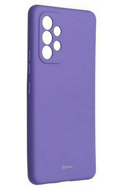 roar Πολύχρωμη Θήκη Πλάτης Σιλικόνης Ζελέ Μωβ (Galaxy A53)