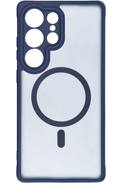 OEM Πλήρως Ματ Πλαστική Πίσω Θήκη Mag Cover Μπλε (Galaxy S25+)