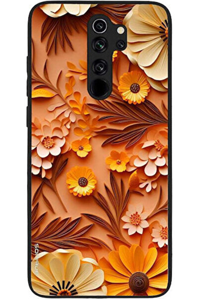 Other Θήκη Sonique Σειράς 3D Λουλουδιών για Xiaomi Redmi Note 8 Pro Πορτοκαλί