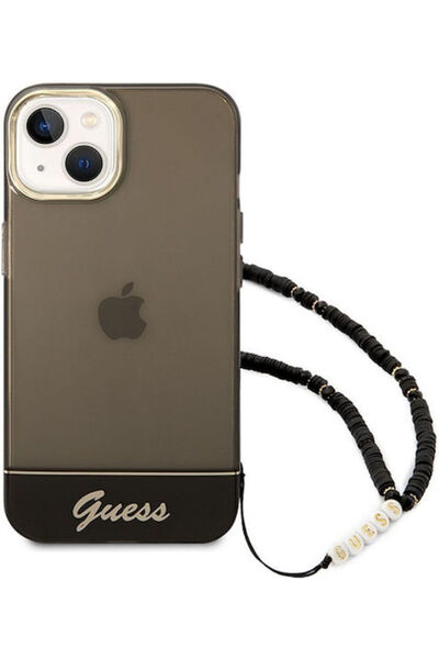 Guess Back Cover Plastic Black / Transparent (iPhone 14) Code: GUHCP14SHGCOHK