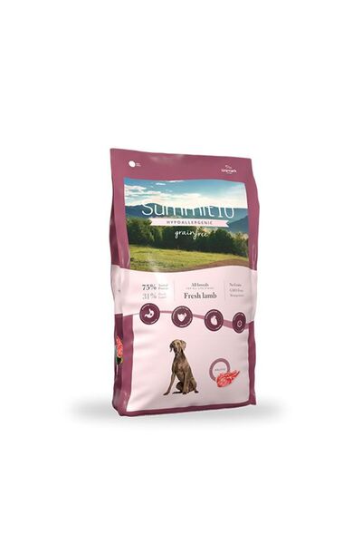Summit10 Grain Free Adult Dog Sensitive Ξηρά Τροφή Χωρίς Σιτηρά με Φρέσκο Αρν...