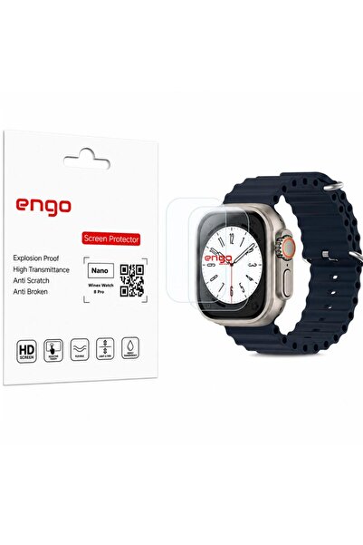 Engo Winex Watch 8 Pro Max Screen Protector Nano Transparent 2 Pieces