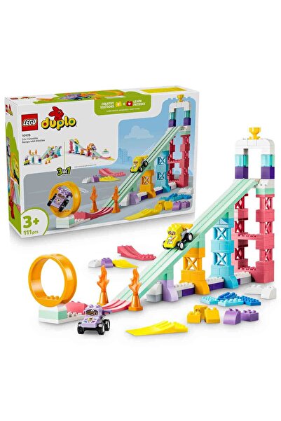 LEGO DUPLO Kasabası 3’ü 1 Arada Araçlarla Yaratıcı Rampalar 10478 - 3 Yaş ve ...