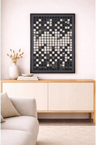 Palma homez لوحة حائط عصرية بتصميم نقاط مقاس 120x80 سم