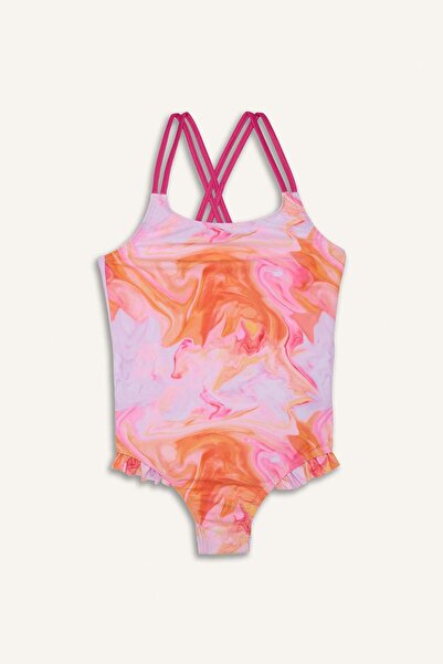 DeFacto Costum de baie Batik pentru fete G7396A826HS