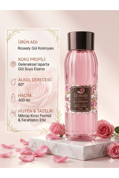 Roselinda ROSELİNDA- ROSEALY GÜL KOLONYASI 200 ML