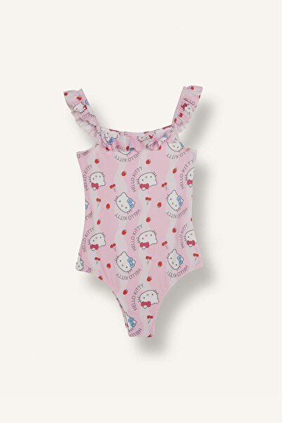 DeFacto Costum de baie Hello Kitty pentru fetițe G8691A526HS