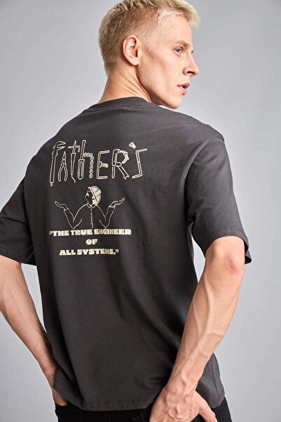 DeFacto Boxy Fit Printed Short Sleeve T-Shirt H8472Ax26Hs