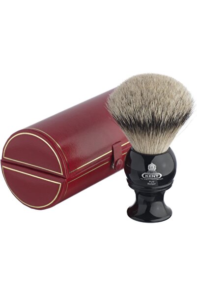 KENT Blk12 Traditional Kingsized Pure Silver Tip Badger Shaving Brush