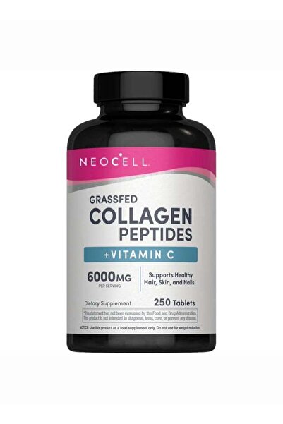 Neocell Grassfed Collagen Peptides + Vitamin C 6000 MG - 250 Tablets