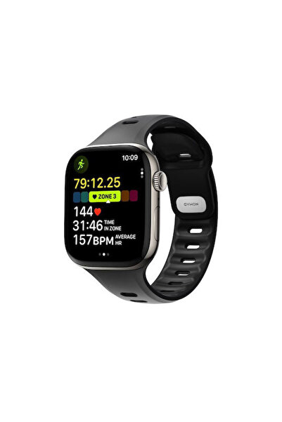 Nomad Λουράκι Tempo Συμβατό με Apple Watch 45 46 χιλ. Μαύρο