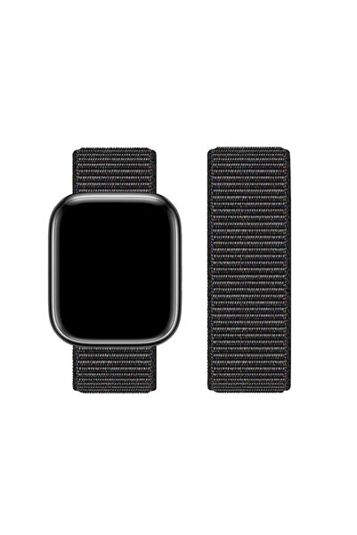 hoco. Hoco WA02 Υφασμάτινο Λουράκι Μαύρο (Apple Watch 38/40/41/42mm) 38130